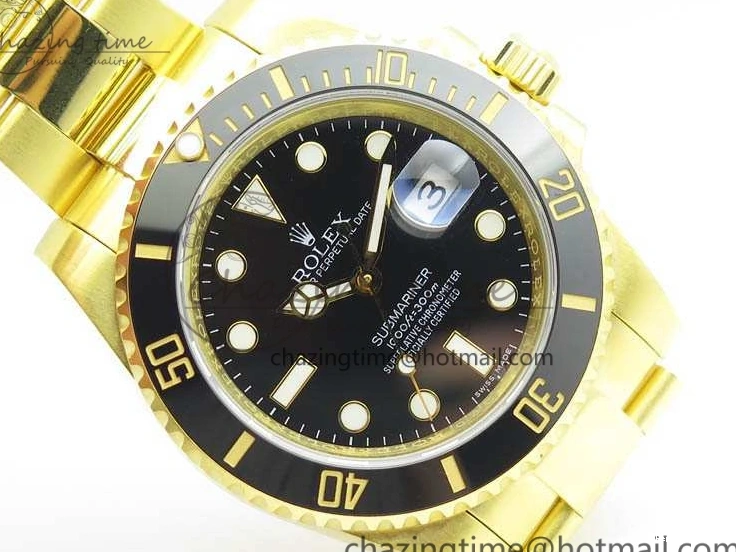 0208 Submariner TW Best Edition 116618LN Black Full YG Wrapped A SmartChoice 3565